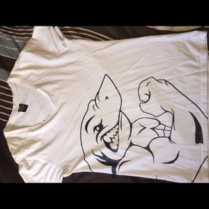 Gymshark classic stretchy fit v neck t shirt white